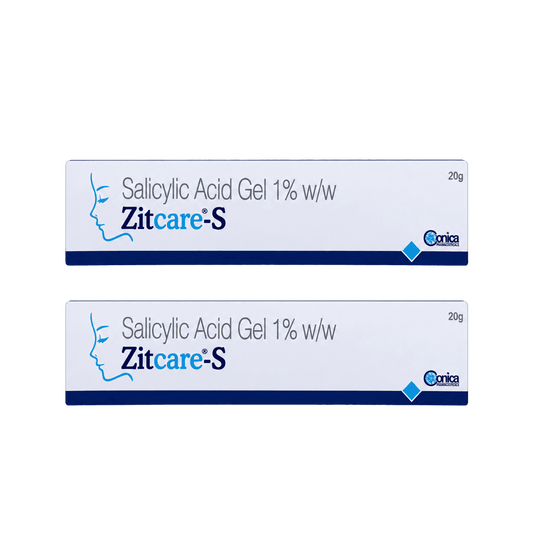 Zitcare S 1% Gel 20gm, pack of 2