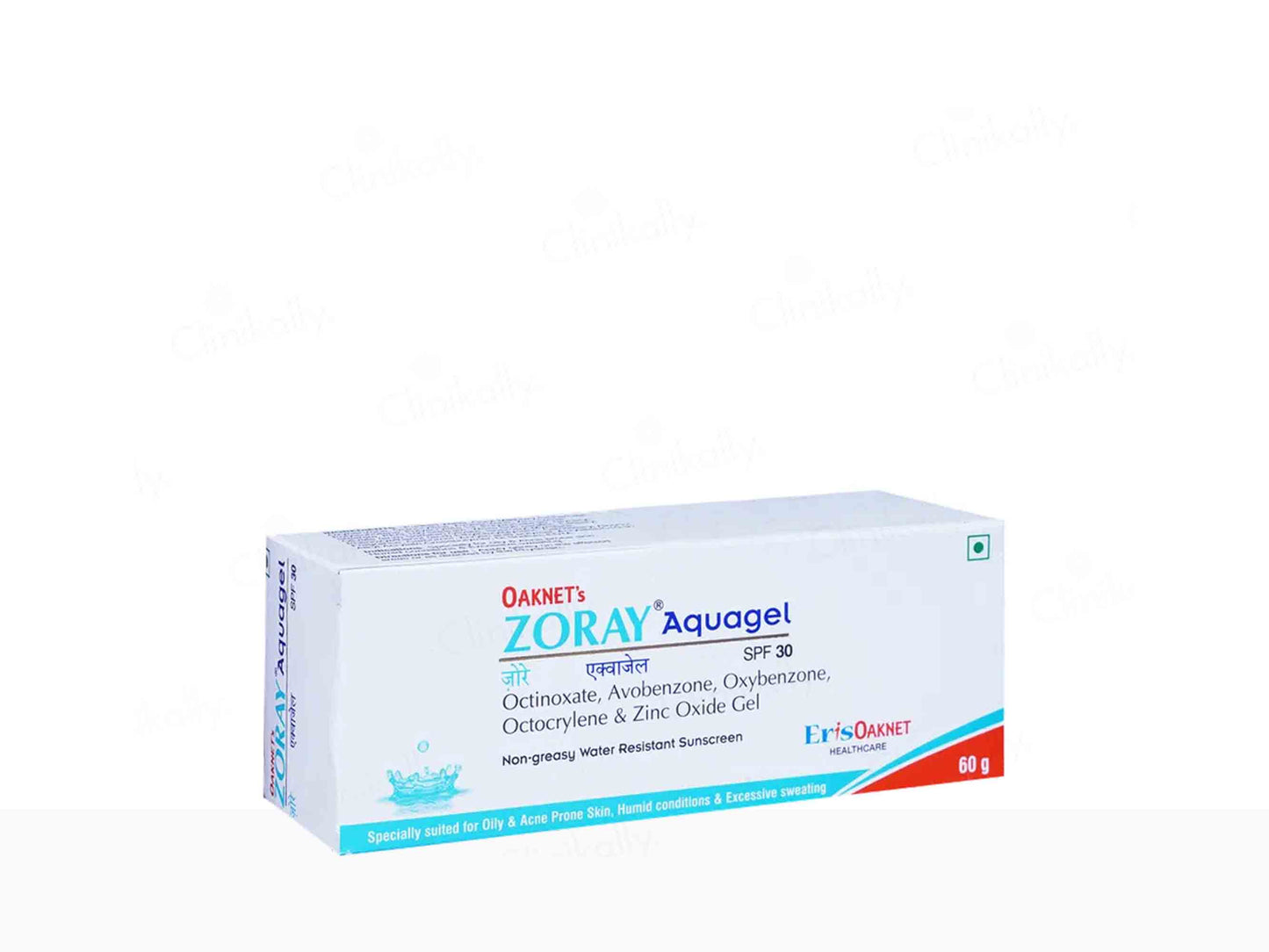 Zoray Aquagel Sunscreen SPF 30, 60gm
