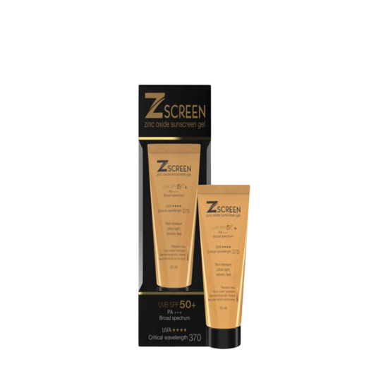 Z Screen Zinc Oxide Sunscreen Gel SPF 50+ PA+++ 50ml – Dermatics.in