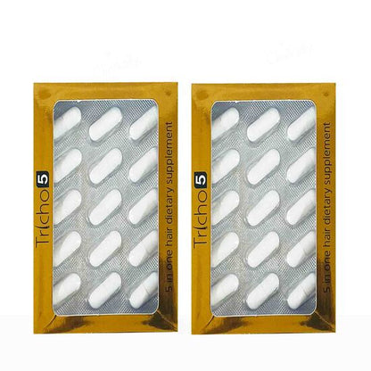 Tricho 5 Hair Supplement Capsule, 1 Kit