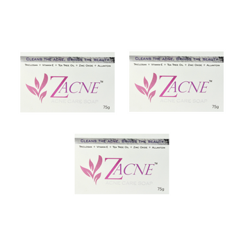 Zacne Acne Care Soap (pack of 3)