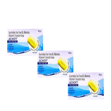 Acnoff Anti-Acne Bar 100gm Pack of 3