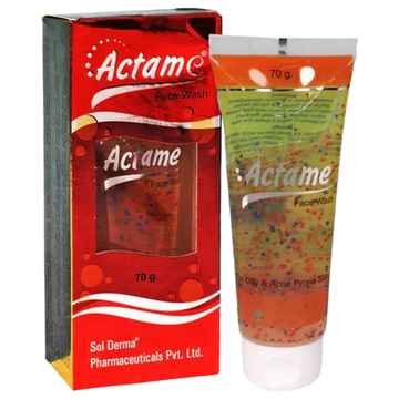 Actame Facewash, 70GM