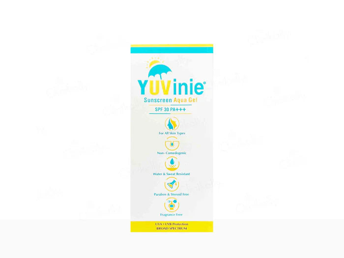 Yuvinie Sunscreen Aqua Gel SPF 30 PA+++ 50gm