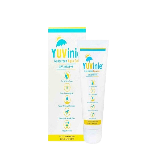 Yuvinie Sunscreen Aqua Gel SPF 30 PA+++ 50gm,