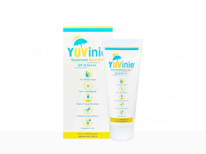 Yuvinie Sunscreen Aqua Gel SPF 30 PA+++ 50gm