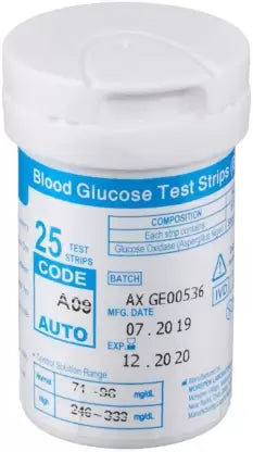 Dr Morepen Gluco One BG 03 Blood Glucose Test Strip (25 Strips)