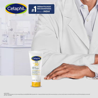 Cetaphil Sun Light High Protection Sunscreen Gel | SPF 30, 100 ml