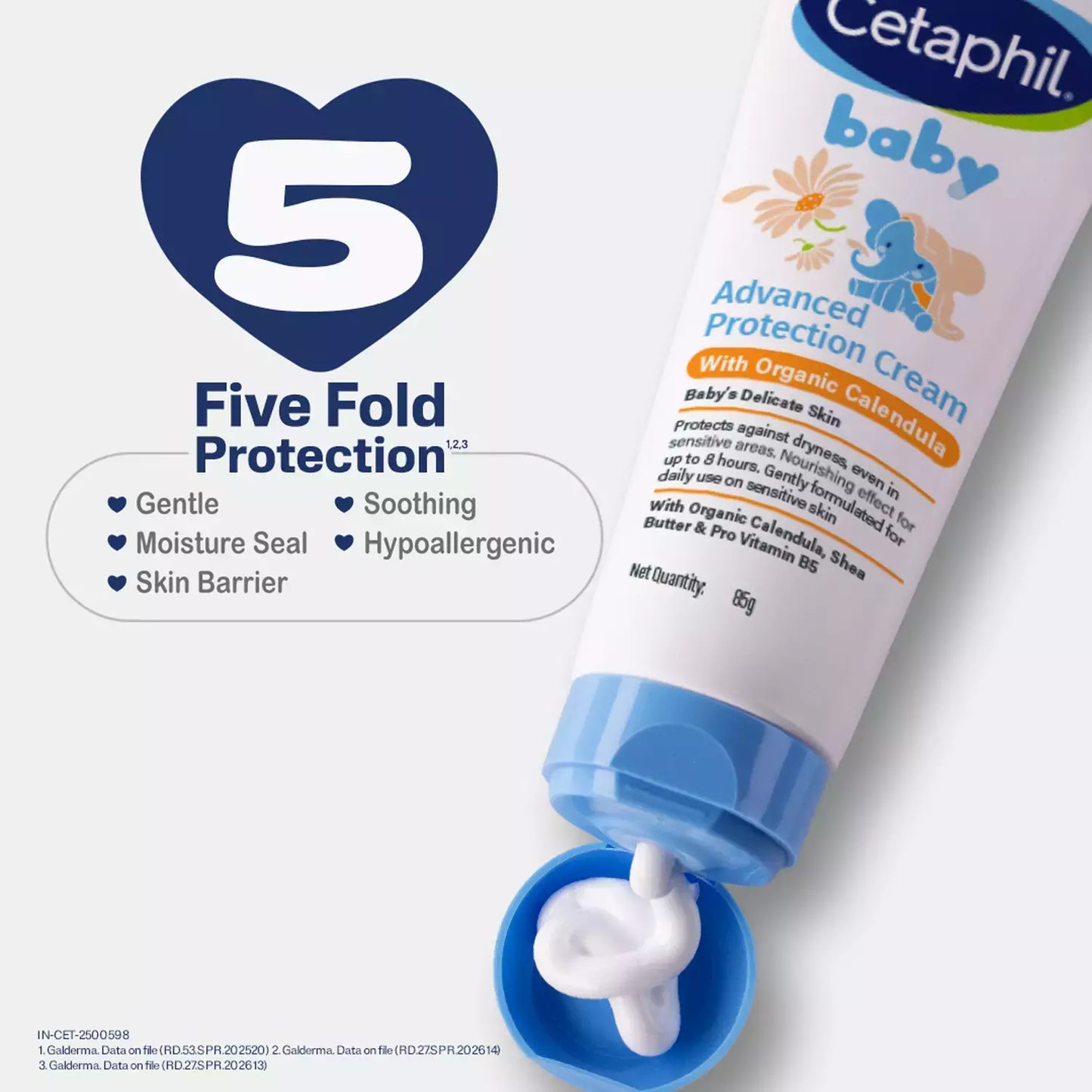 Cetaphil Baby Advanced Protection Cream With Organic Calendula, 85gm