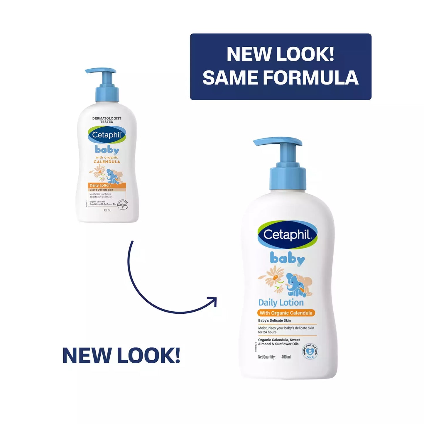 Cetaphil Baby Daily Lotion With Organic Calendula, 400ml
