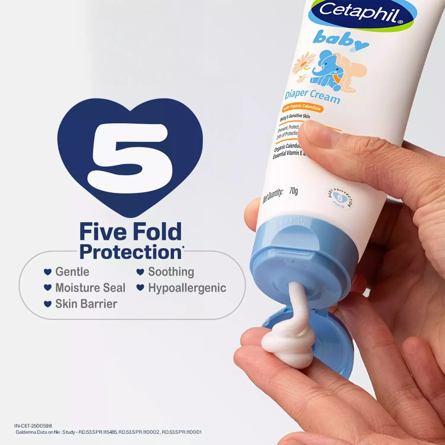 Cetaphil Baby Diaper Cream With Organic Calendula, 70gm