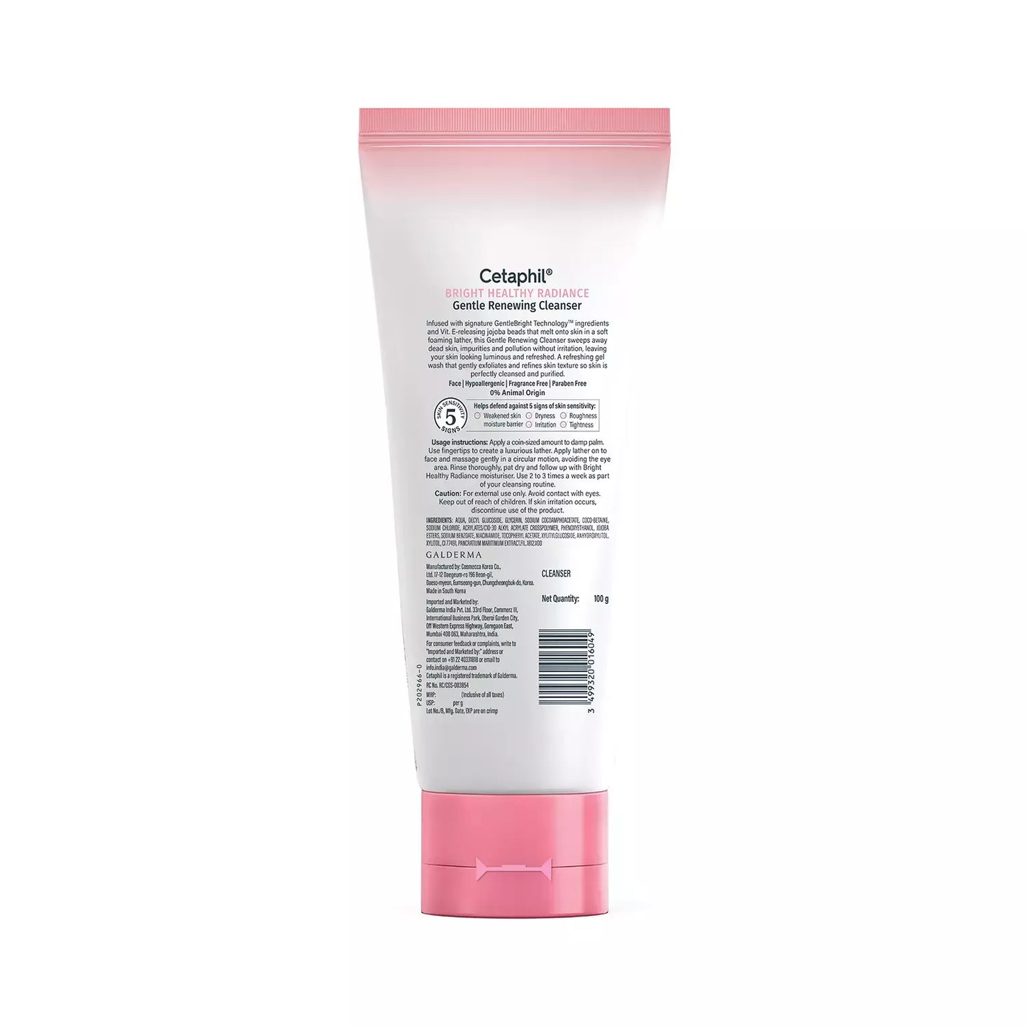 Cetaphil Bright Healthy Radiance Gentle Renewing Cleanser, 100gm
