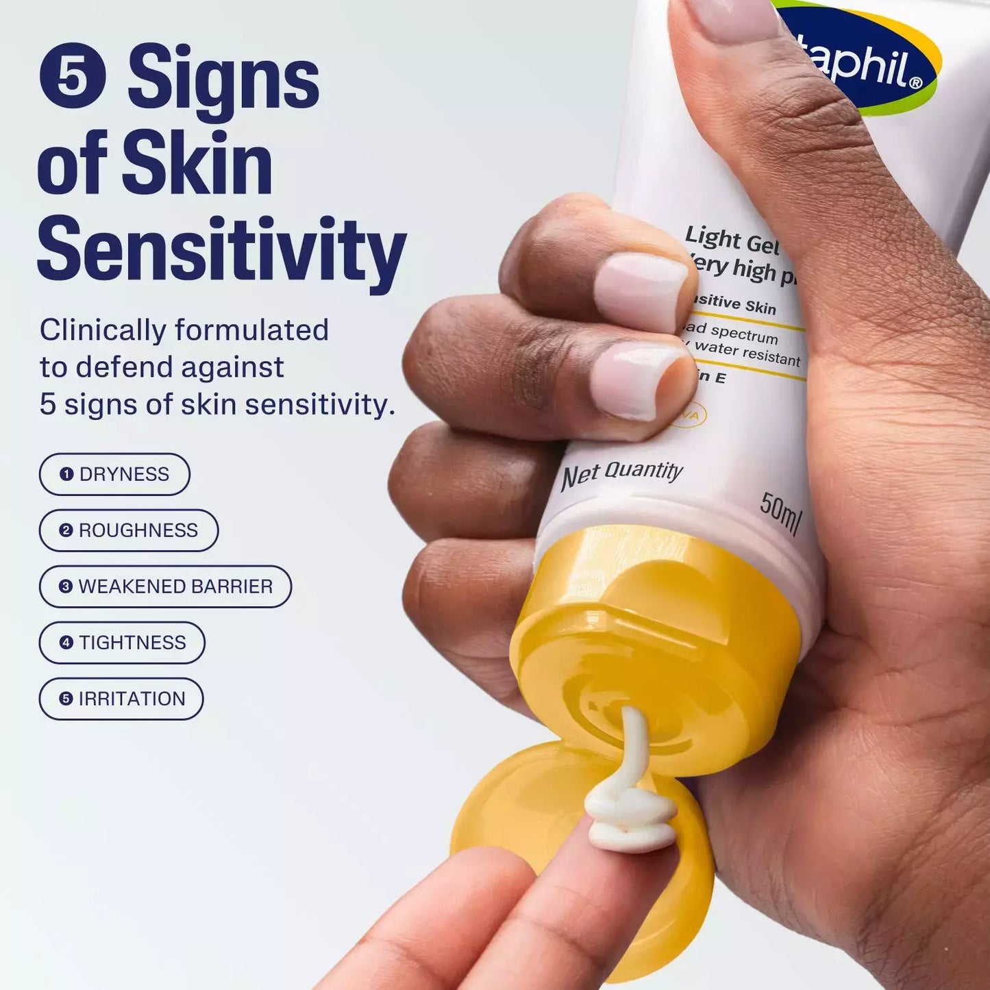 Cetaphil Sun SPF 50 Light Gel - Sensitive Skin 50 ml