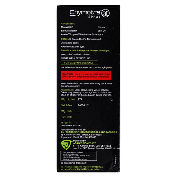 Chymotra AT Hair Regrowth Spray, 60ml