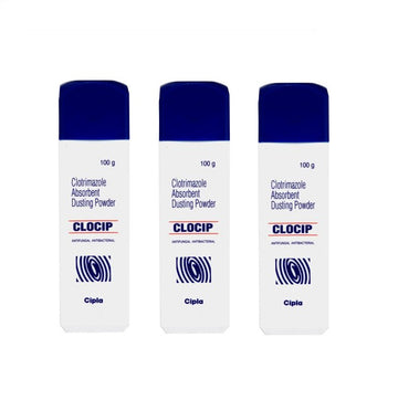 Clocip Dusting Powder (100gm) (pack of 3)