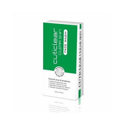 Cuticlear Clear Skin Acne Face Wash 75ml,