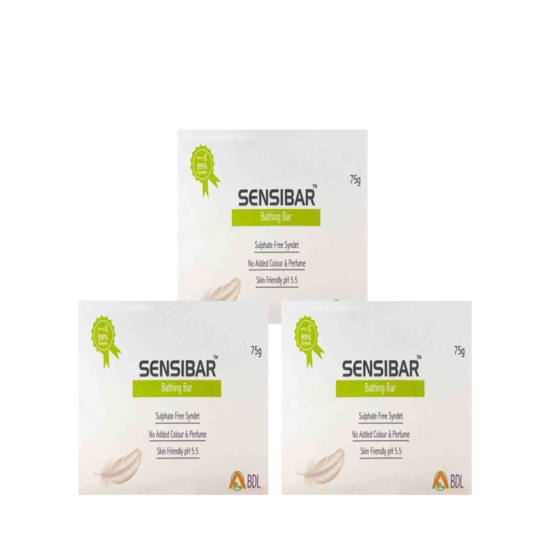 Sensibar Bathing Bar 75Gm, Pack Of 3