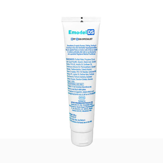 Emodel DS Lotion ingredients glycerin aloe vera jojoba oil vitamin E

