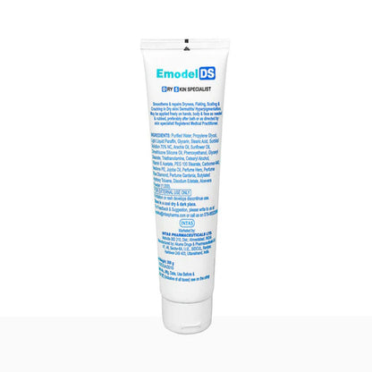 Emodel DS Lotion ingredients glycerin aloe vera jojoba oil vitamin E
