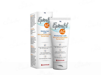 Episoft AC Moisturiser with Sunscreen SPF 30,