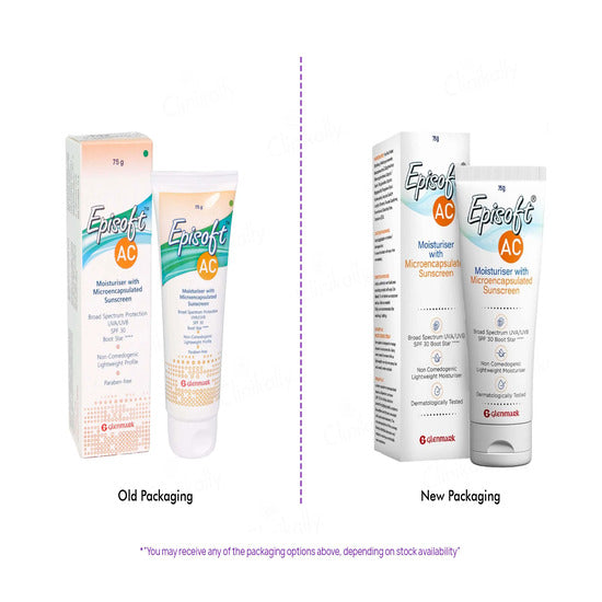 Episoft AC Moisturiser with Sunscreen SPF 30,