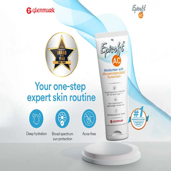 Episoft AC Moisturiser with Sunscreen SPF 30,