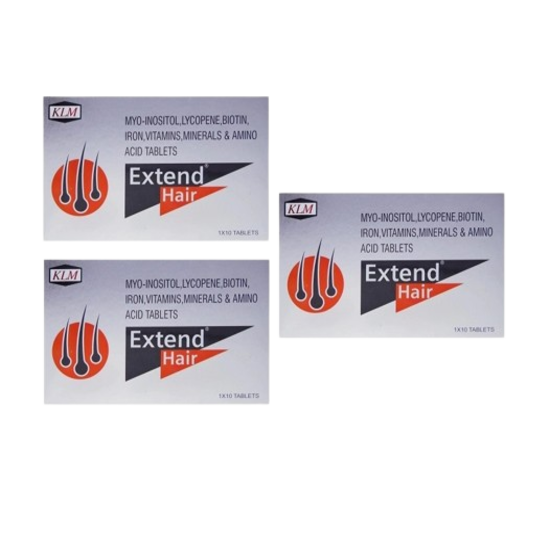 Extend hair tab 1x10 tab, pack of 3