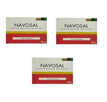 Navosal Advanced Medicated Cleansing BAR  ( 100 GM ) (PACK OF 3)