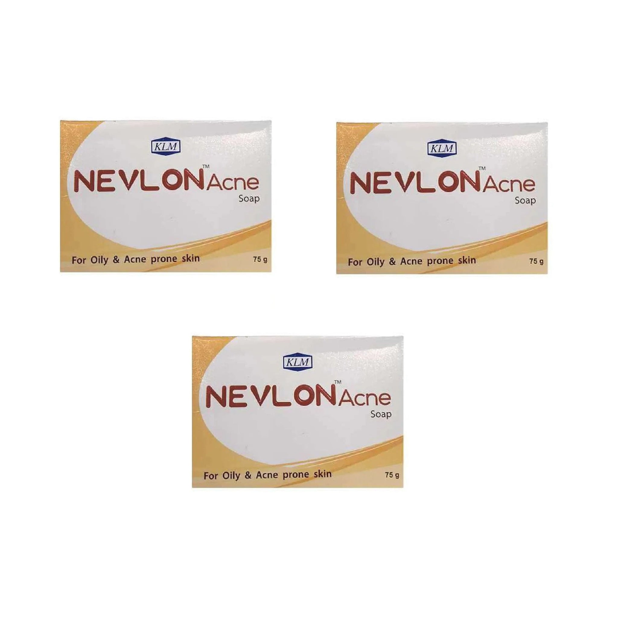 NEVLON ACNE SYNDET BAR  (75 g)  (Pack of 3 )
