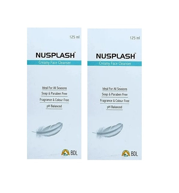 Nusplash creamy face cleanser, 125ml