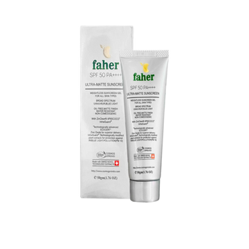 Faher Ultra Matte Sunscreen SPF 50 PA+++, 50gm