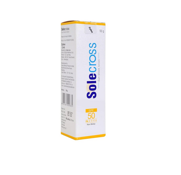 Solecross Sun Block Sunscreen Lotion SPF 50 PA++++ Non Sticky (50g)