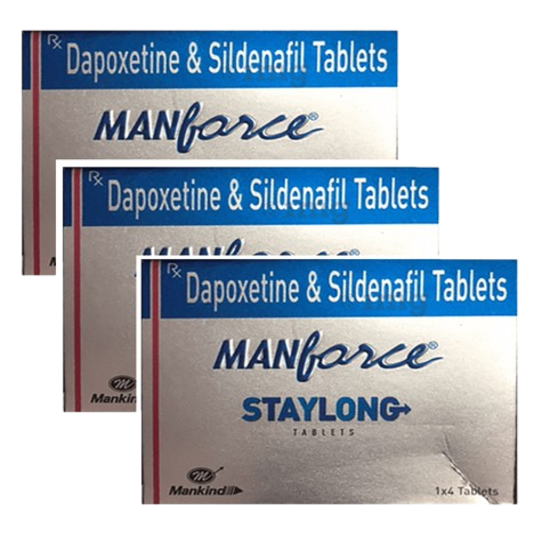 Manforce Stay Long Tablet 1 x 4 Tab Pack of 3