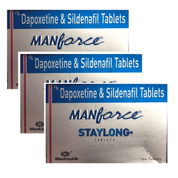 Manforce Stay Long Tablet 1 x 4 Tab Pack of 3