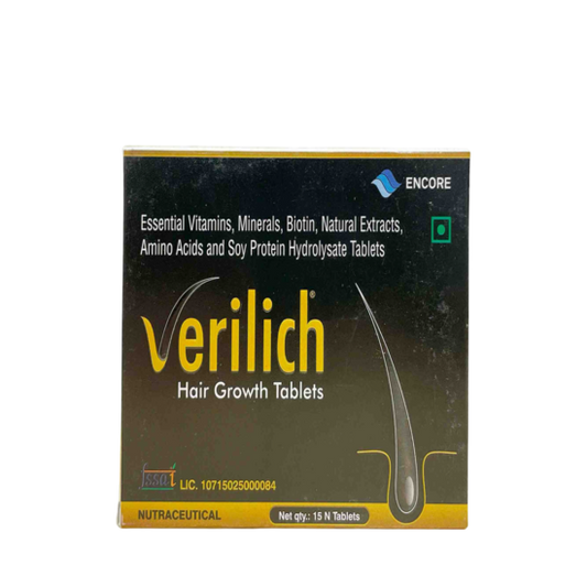 Verilich Hair Growth Tablet - Chocolate Flavour