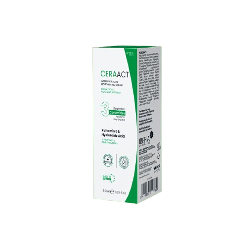 Actium Plus CERAACT Intensive Facial Moisturizing Cream, 50ml