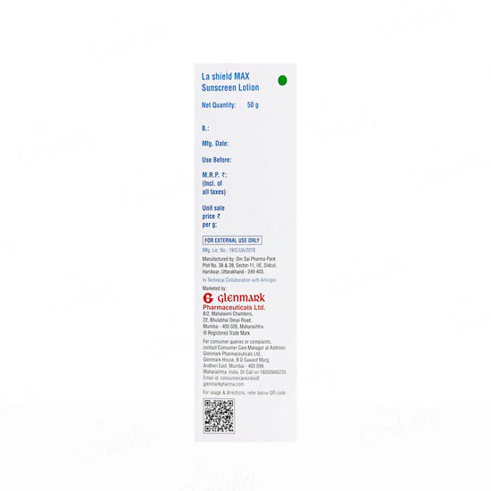 La Shield Max Expert Intense Protect Sunscreen Lotion SPF 80+ PA++++ 50gm
