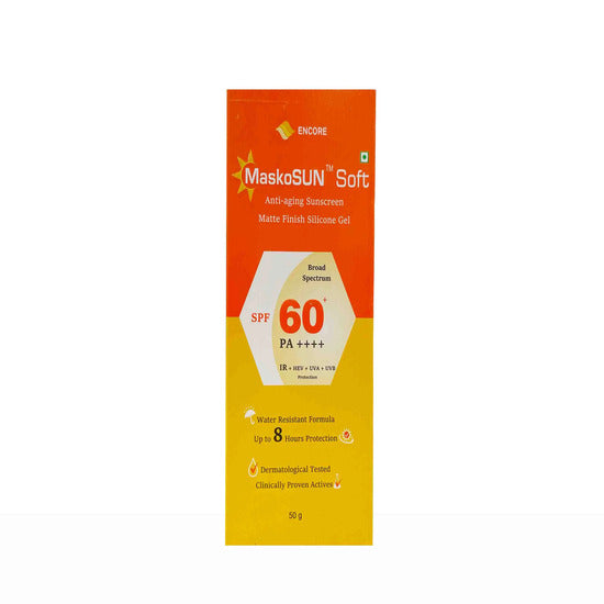 Maskosun Soft Anti-aging Sunscreen Gel SPF 60+ PA++++ 50gm