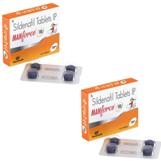 Manforce Caps 100mg 1 x 4 Tab