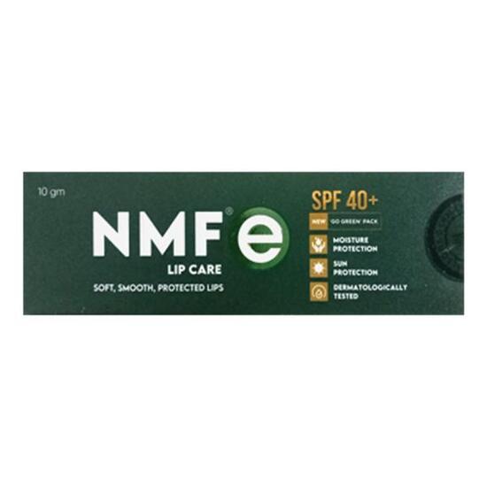 NMFe Lip Care SPF 40+ lip balm texture for intense lip hydration
