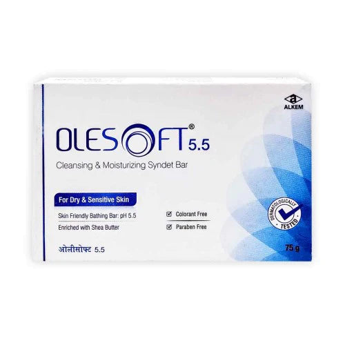 Olesoft 5.5 Soap - 75 g, Pack of 3