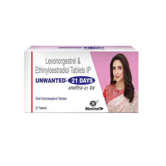 Unwanted 21 day Tablet 21 Caps Pack of 2