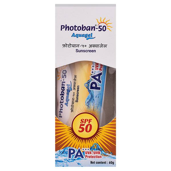 Photoban-50 Sunscreen Aqua gel SPF 50 (60GM)
