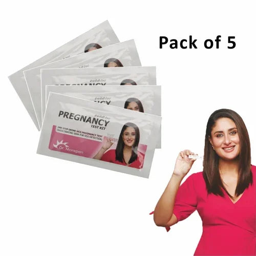 Dr. Morepen Pregnancy Test Kit HCG-01 Pack of 5