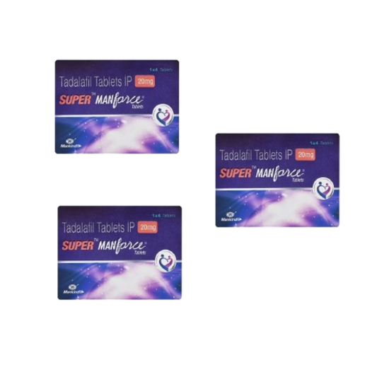 Super Manforce Tablet 1 x 4 Tab Pack of 3