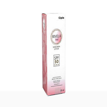 Rivela Tint Sunscreen Lotion SPF 50, 50ml