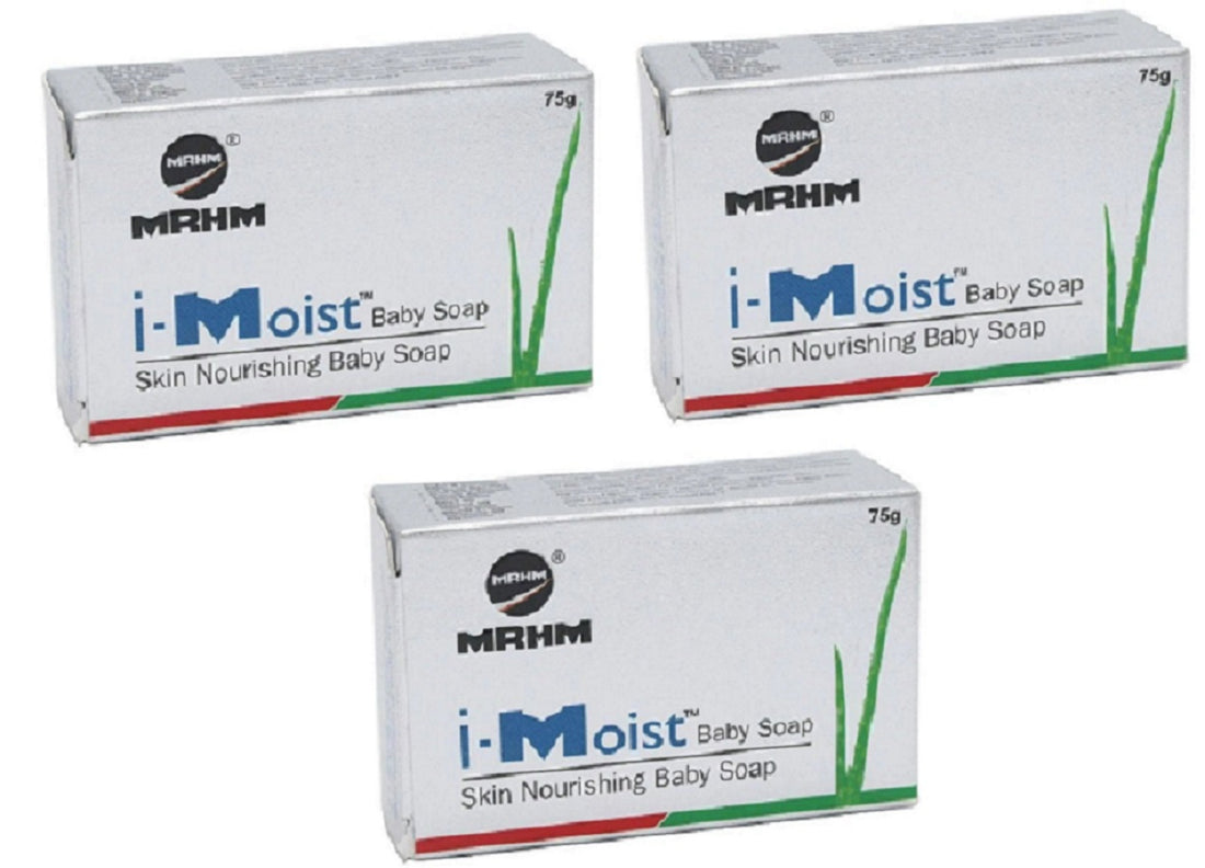 I Moist Baby Soap 75gm pack of 3