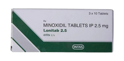 Lonitab 2.5 hair growth  Tablet 10 x 3