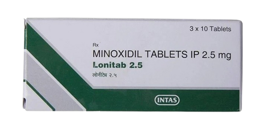 Lonitab 2.5 hair growth  Tablet 10 x 3