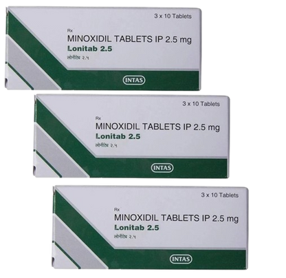 Lonitab 2.5 hair growth  Tablet 10 x 3